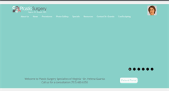 Desktop Screenshot of plasticsurgeryspecialistsva.com